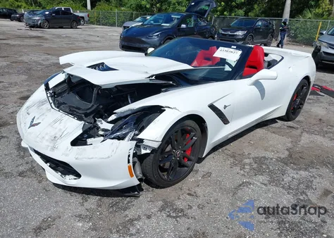 2014 Chevrolet Corvette Stingray Z51 z USA, uszkodzony, nr VIN 1G1YH3D78E5126775